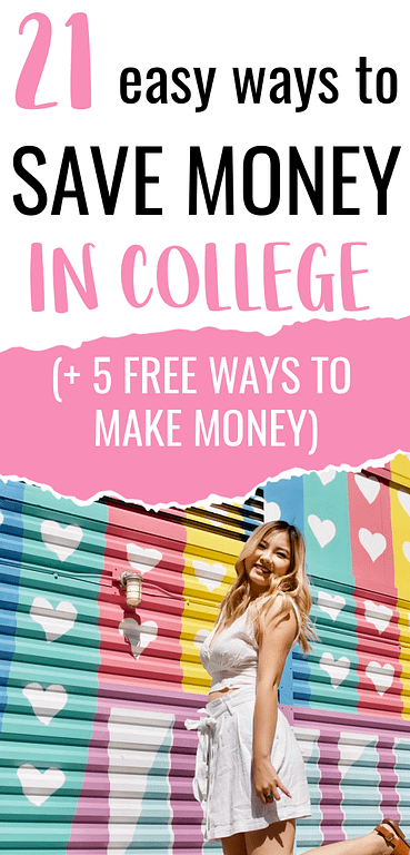 21 Easy Ways To Save Money In College - The Awesome Possum Life